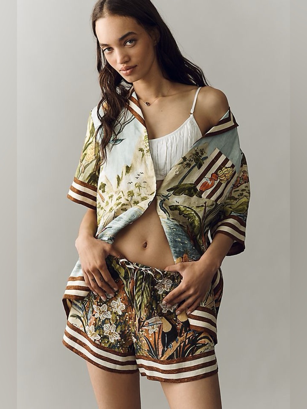 Anthropologie ALÉMAIS Toucan Tango Shorts Sz 6 NWT